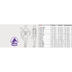 USG Flexi Motion Children's Body Protector Vest 11 USG Flexi Motion Children's Body Protector Vest -Farm House Tack Store usgflexisizechart2