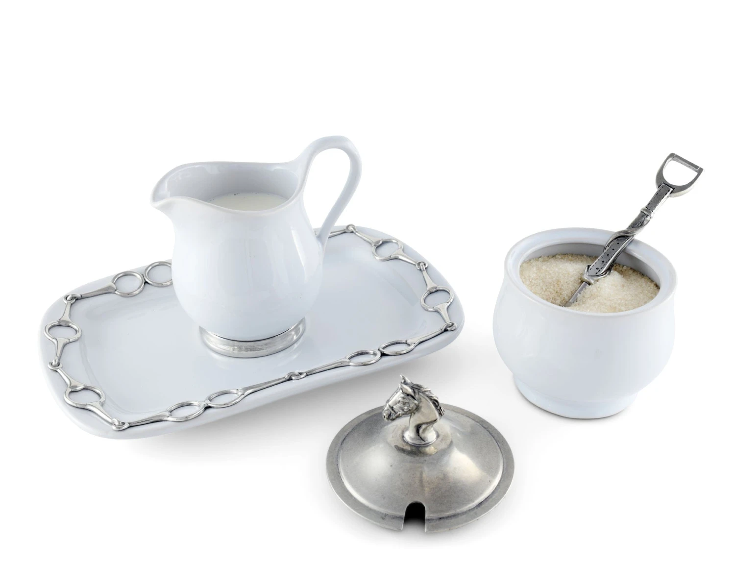 Vagabond House Equestrian Sugar And Creamer Set 5 Vagabond House Equestrian Sugar And Creamer Set - Image 3