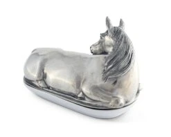 Vagabond House Horse Butter Dish -Farm House Tack Store vagabond house equestrian horse butter dish h108hs 31279085420592