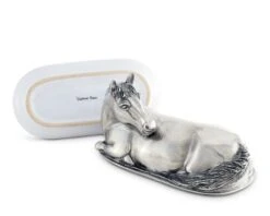 Vagabond House Horse Butter Dish -Farm House Tack Store vagabond house equestrian horse butter dish h108hs 31279085518896