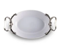 Vagabond House Horseshoe & Bit Stoneware Dish 10 Vagabond House Horseshoe & Bit Stoneware Dish -Farm House Tack Store vagabond house equestrian horseshoe bit stoneware dish h305e 31279090892848