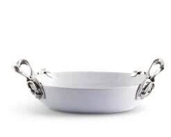 Vagabond House Horseshoe & Bit Stoneware Dish 11 Vagabond House Horseshoe & Bit Stoneware Dish -Farm House Tack Store vagabond house equestrian horseshoe bit stoneware dish h305e 31279090925616