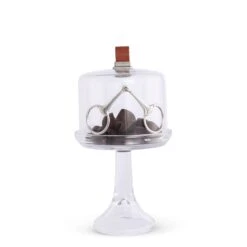 Vagabond House Horse Bit Glass Covered Cake / Dessert Stand 8 Vagabond House Horse Bit Glass Covered Cake / Dessert Stand -Farm House Tack Store vagabond house equestrian short 11 5 h x 6 d horse bit glass covered cake dessert stand h445sbt 31281594826800