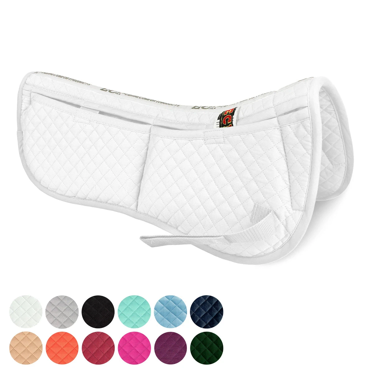 ECP Quilted 4 Pocket Correction Half Pad 3 ECP Quilted 4 Pocket Correction Half Pad