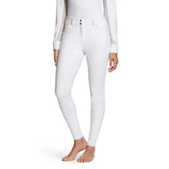 Ariat Women's Tri Factor Grip Full Seat Breeches 18 Ariat Women's Tri Factor Grip Full Seat Breeches -Farm House Tack Store white1