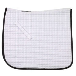 Ovation Pro Square Quilt Dressage Pad 9 Ovation Pro Square Quilt Dressage Pad -Farm House Tack Store white black 83764.1590172772.1280.1280